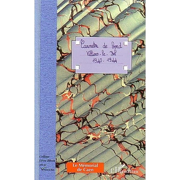 Carnets de bord villiers-le-bel (1940-19 / Hors-collection, College Leon Blum