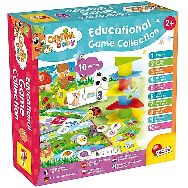 LiscianiGiochi Carotina Baby Educational Games Collection