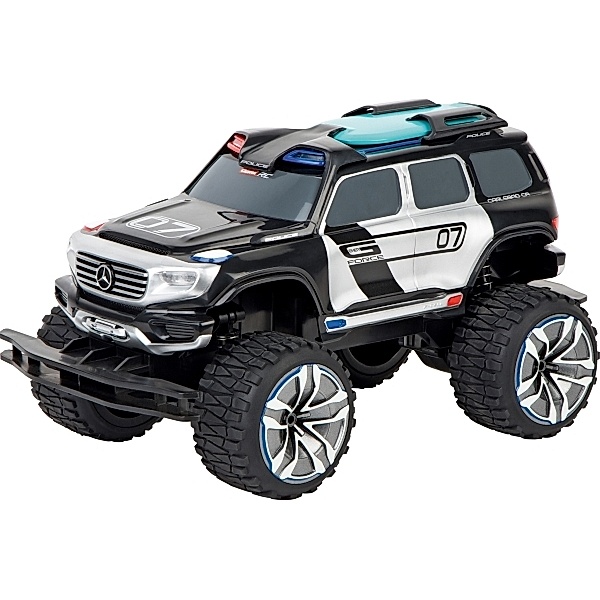 CARRERA RC - 2,4GHz Mercedes Benz Ener-G-Force, Police - with LED Lights and S