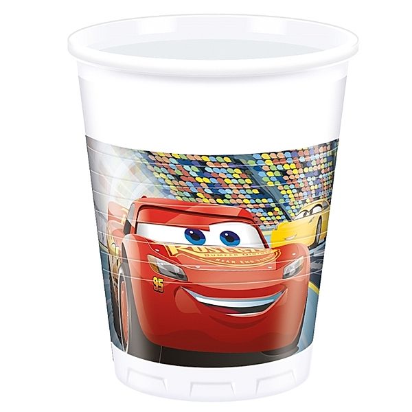 Cars 3 Becher 200ml 8 Stück