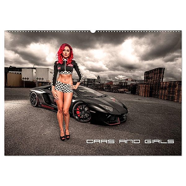 Cars and Girls (Wandkalender 2024 DIN A2 quer), CALVENDO Monatskalender, Patrick Rupp