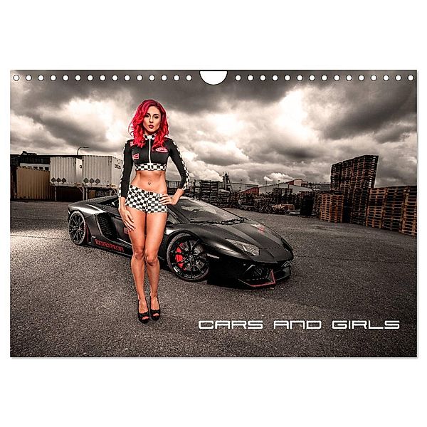 Cars and Girls (Wandkalender 2024 DIN A4 quer), CALVENDO Monatskalender, Patrick Rupp