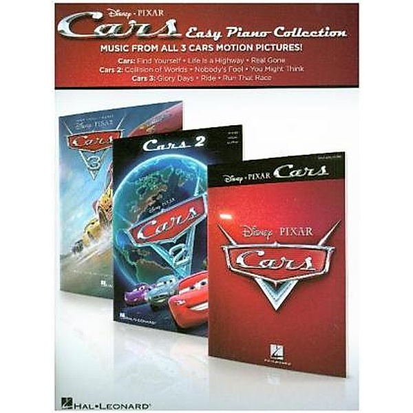 Cars Easy Piano Collection Music From All 3 Disney Films Easy, For Piano