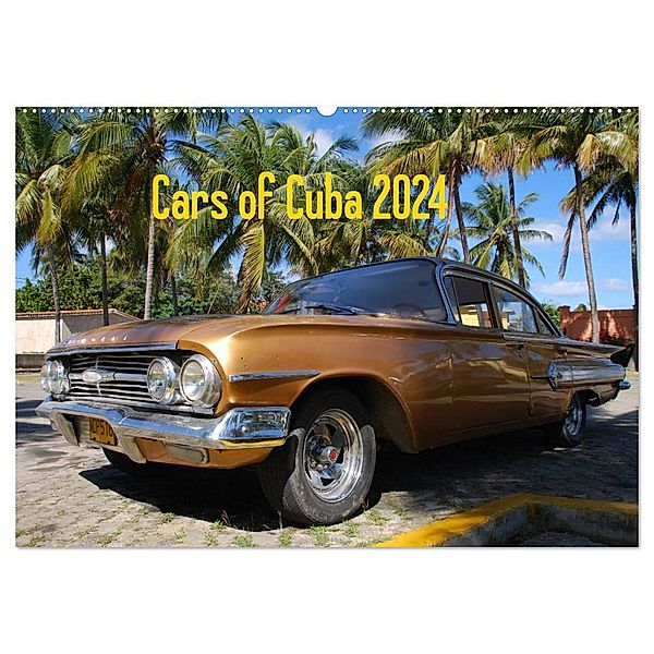 Cars of Cuba 2024 (Wandkalender 2024 DIN A2 quer), CALVENDO Monatskalender, Dirk Herms