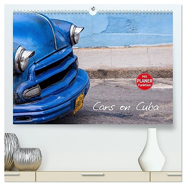 Cars on Cuba (hochwertiger Premium Wandkalender 2024 DIN A2 quer), Kunstdruck in Hochglanz, Michael Fahrenbach