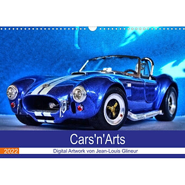 Cars'n'Arts - Digital Artwork von Jean-Louis Glineur (Wandkalender 2022 DIN A3 quer), Jean-Louis Glineur
