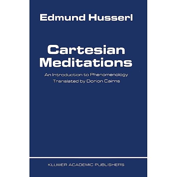 Cartesian Meditations, Edmund Husserl