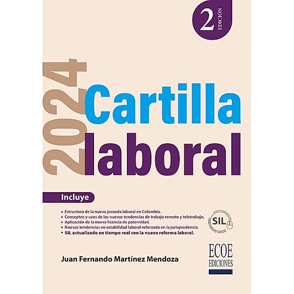 Cartilla laboral 2024 - 2da edición, Juan Fernando Martínez Mendoza