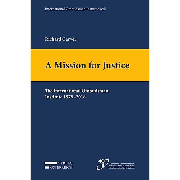 Carver, R: Mission for Justice, Richard Carver