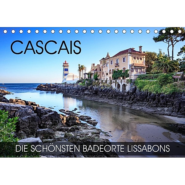CASCAIS - die schönsten Badeorte Lissabons (Tischkalender 2021 DIN A5 quer), Val Thoermer