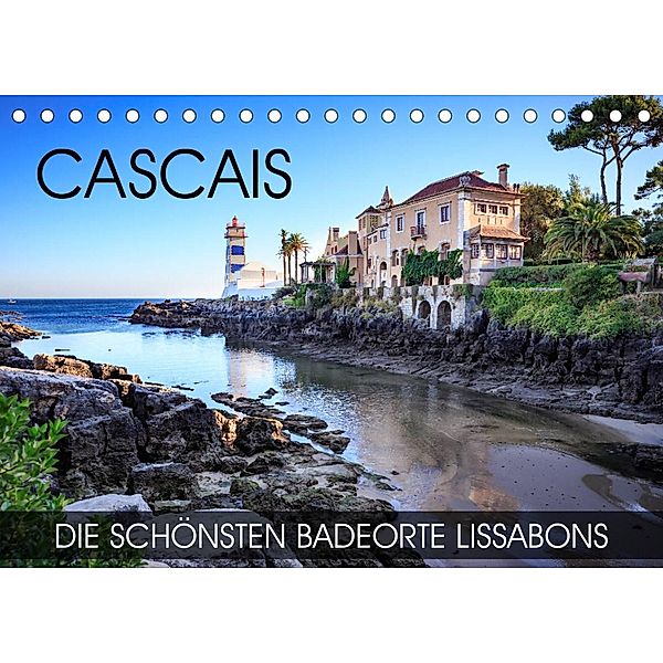 CASCAIS - die schönsten Badeorte Lissabons (Tischkalender 2023 DIN A5 quer), Val Thoermer