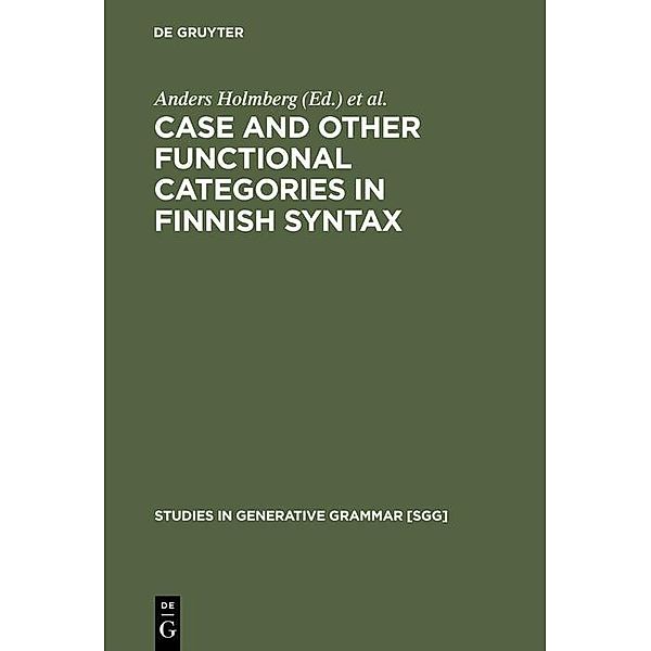 Case and Other Functional Categories in Finnish Syntax / Studies in Generative Grammar [SGG] Bd.39