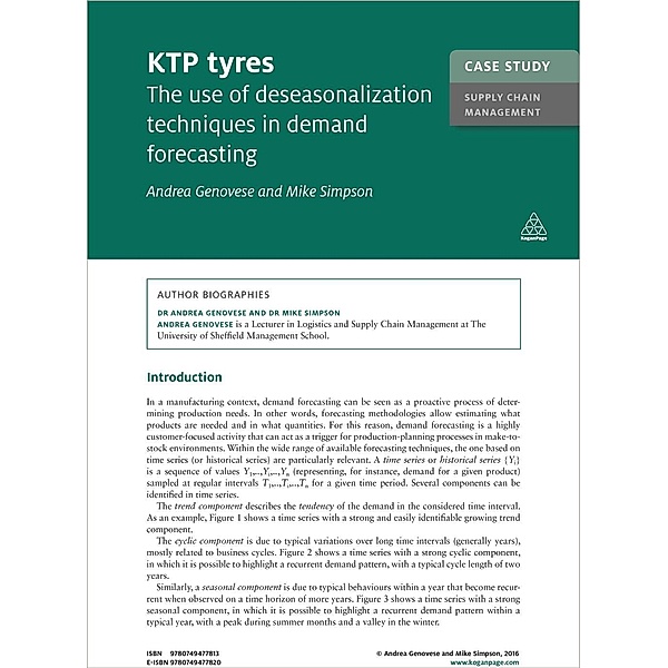Case Study: KTP Tyres / Kogan Page Case Study Library, Mike Simpson, Andrea Genovese
