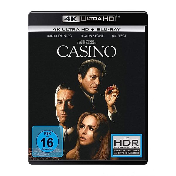 Casino (4K Ultra HD), Sharon Stone Joe Pesci Robert De Niro