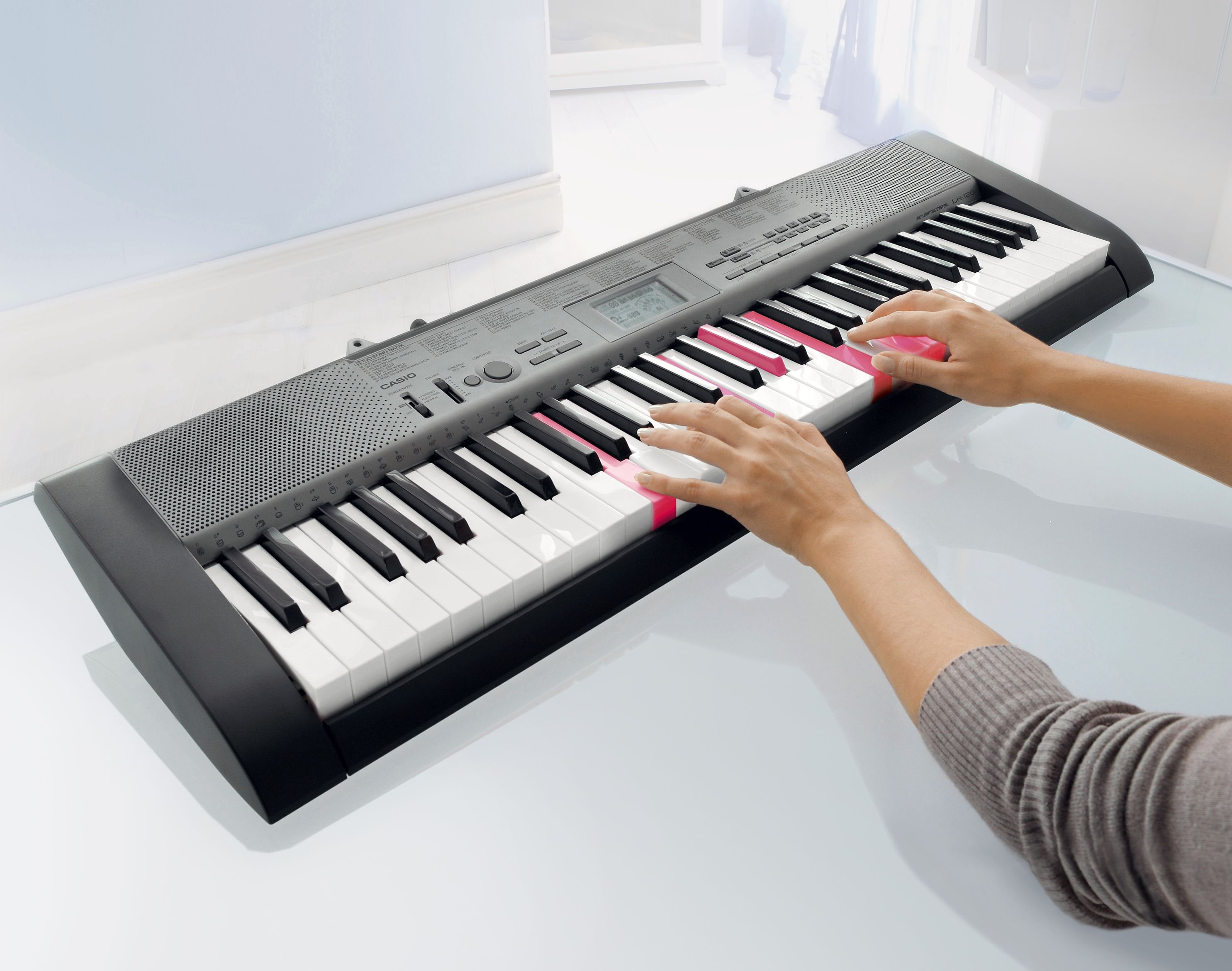 Casio Leuchttasten-Keyboard LK-120 inkl. Netzteil | Weltbild.de