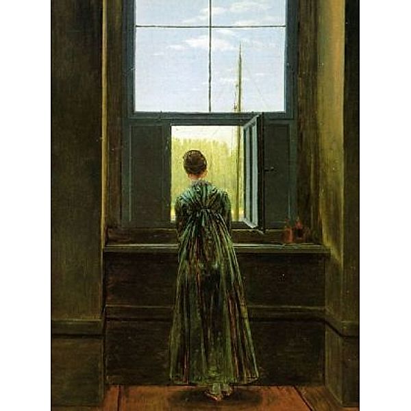 Caspar David Friedrich - Frau am Fenster - 100 Teile (Puzzle)