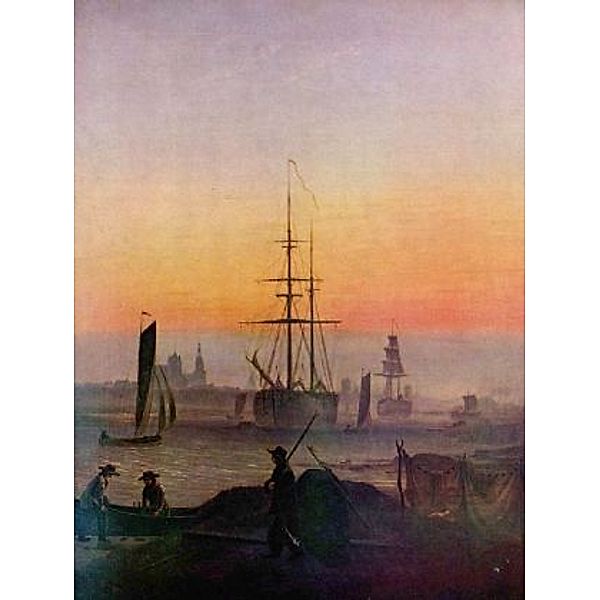 Caspar David Friedrich - Schiffe im Hafen von Greifswald - 2.000 Teile (Puzzle)