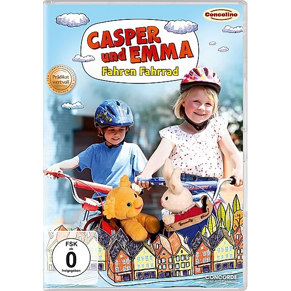 Casper und Emma fahren Fahrrad, Nora Amundsen, Elias S¢vold-Simonsen