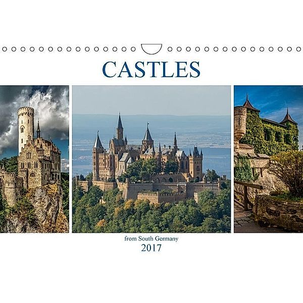 Castles from South Germany (Wall Calendar 2017 DIN A4 Landscape), Andy D.