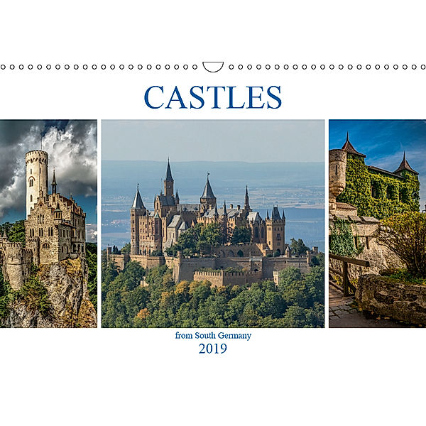 Castles from South Germany (Wall Calendar 2019 DIN A3 Landscape), Andy D.