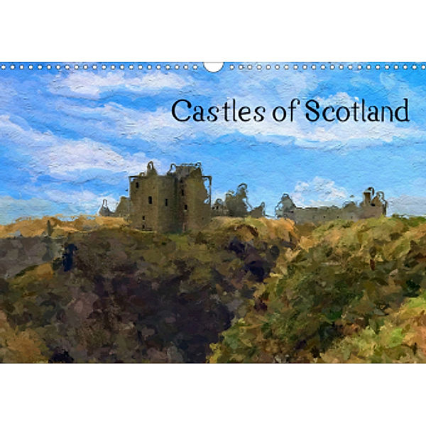 Castles of Scotland (Wall Calendar 2021 DIN A3 Landscape), Graeme Heddle