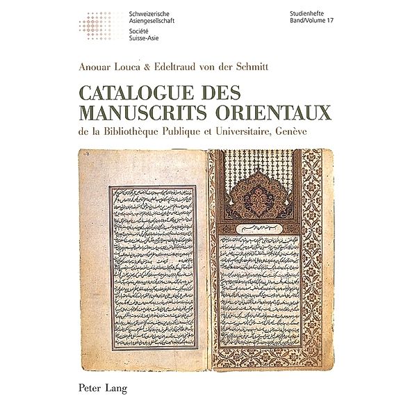 Catalogue des manuscrits orientaux, Anouar Louca, Edeltraud von der Schmitt