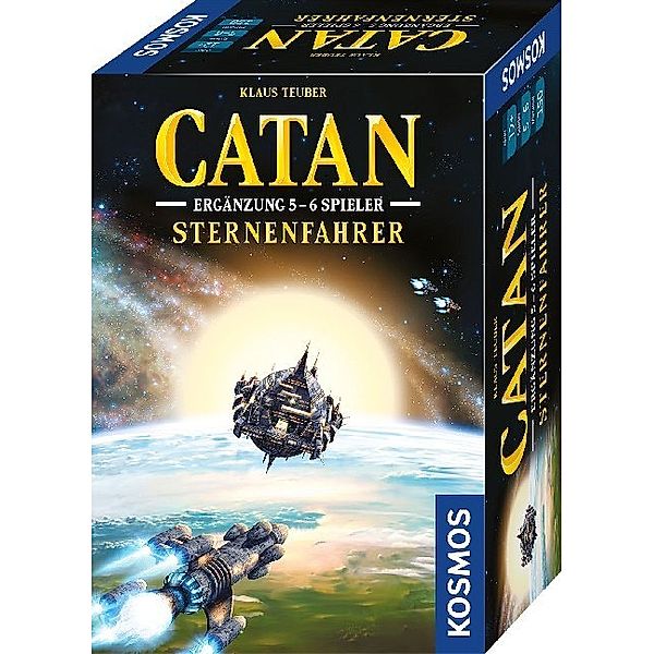 Kosmos Spiele CATAN - Sternenfahrer - Ergänzung 5 und 6 Spieler (Spiel-Zubehör), Klaus Teuber