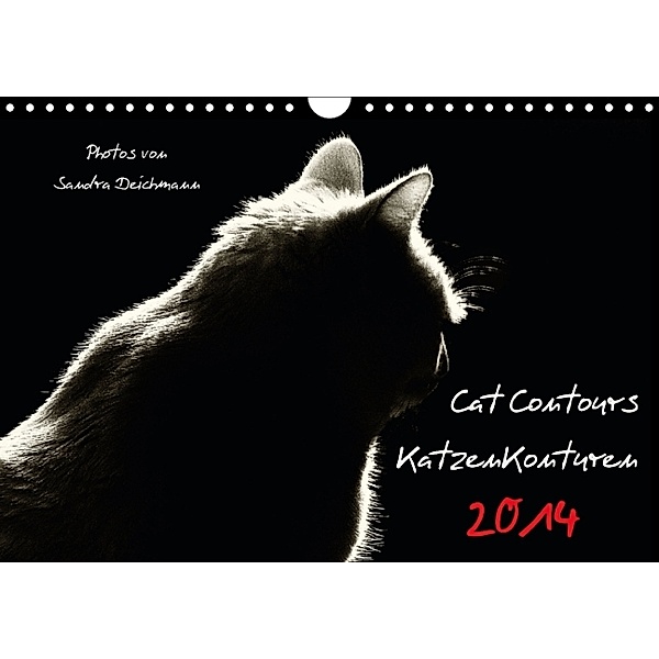 CatContours / KatzenKonturen (Wandkalender 2014 DIN A4 quer), Sandra Deichmann