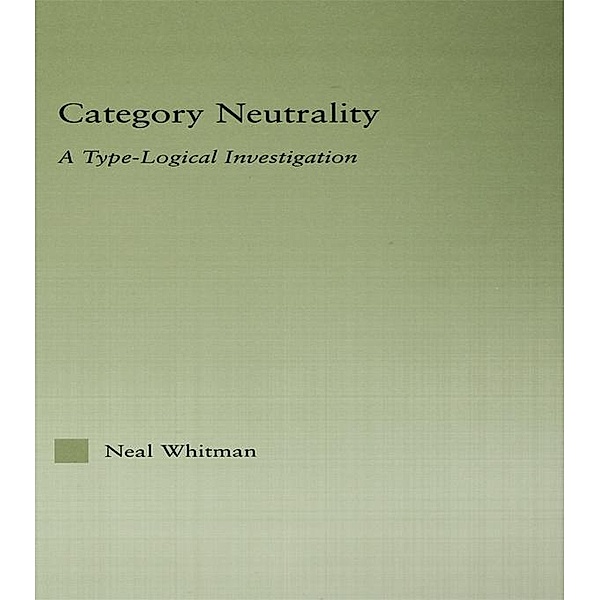 Category Neutrality, Neil Whitman