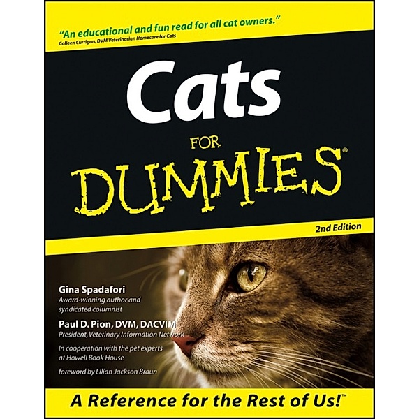 Cats for Dummies, Gina Spadafori, Paul D. Pion