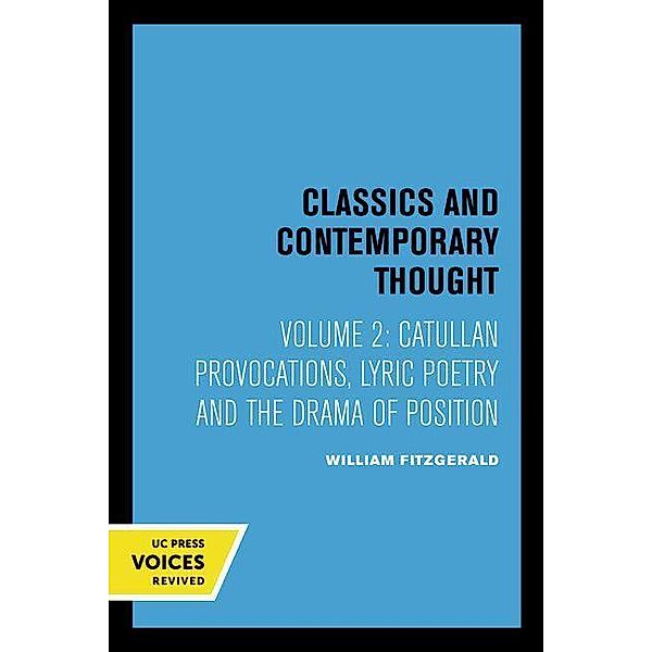 Catullan Provocations / Classics and Contemporary Thought Bd.1, William Fitzgerald