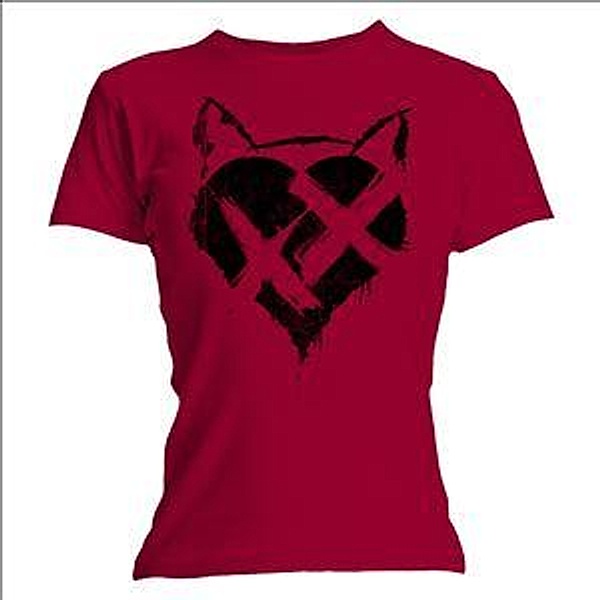 Catwoman Heart T-Shirt (Red) (, Batman-the Dark Knight Rises