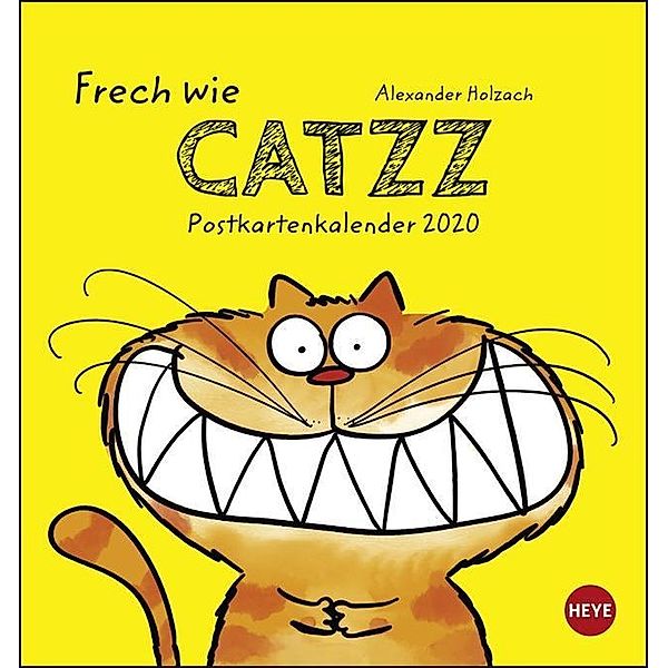 Catzz Postkartenkalender 2020, Alexander Holzach