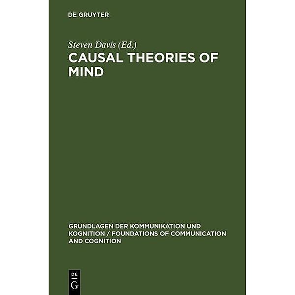 Causal Theories of Mind / Grundlagen der Kommunikation und Kognition / Foundations of Communication and Cognition