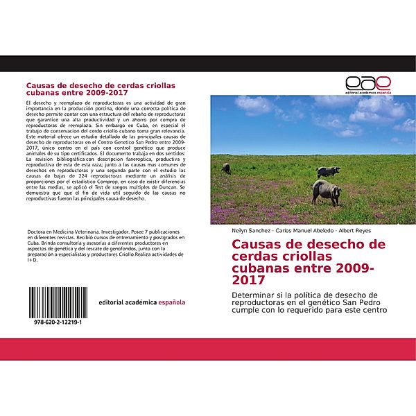 Causas de desecho de cerdas criollas cubanas entre 2009-2017, Neilyn Sanchez, Carlos Manuel Abeledo, Albert Reyes