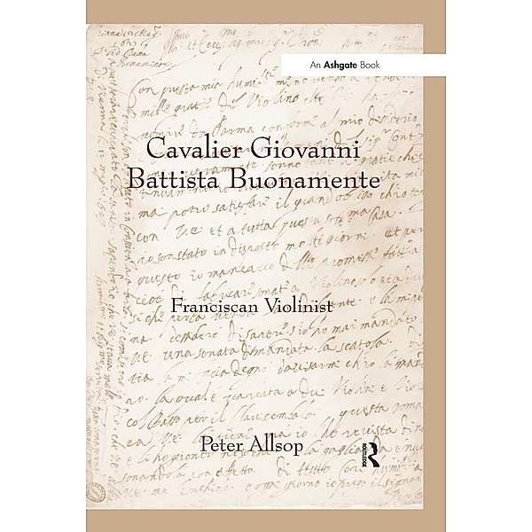 Cavalier Giovanni Battista Buonamente, Peter Allsop