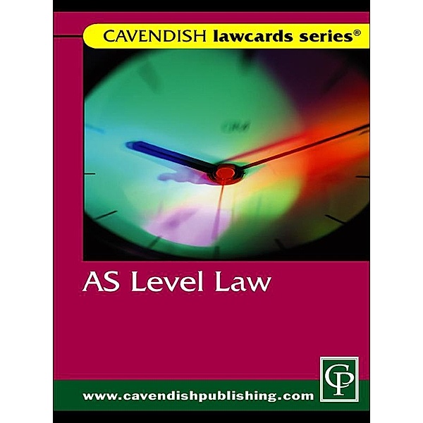 Cavendish: AS Level Lawcard, Routledge-Cavendish