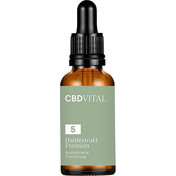 CBD Bio Hanfextrakt Premium 5%  von CBD VITAL (Inhalt: 30ml)