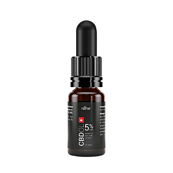 CBD Öl 5% Aroma-Öl aus Hanfextrakt von nutree (10ml)