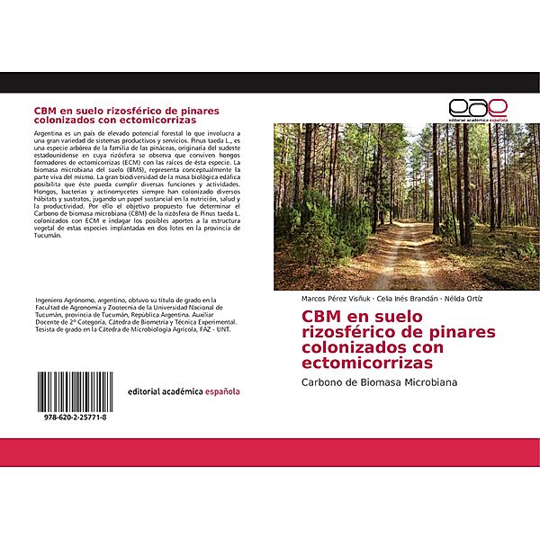 CBM en suelo rizosférico de pinares colonizados con ectomicorrizas, Marcos Pérez Visñuk, Celia Inés Brandán, Nélida Ortíz