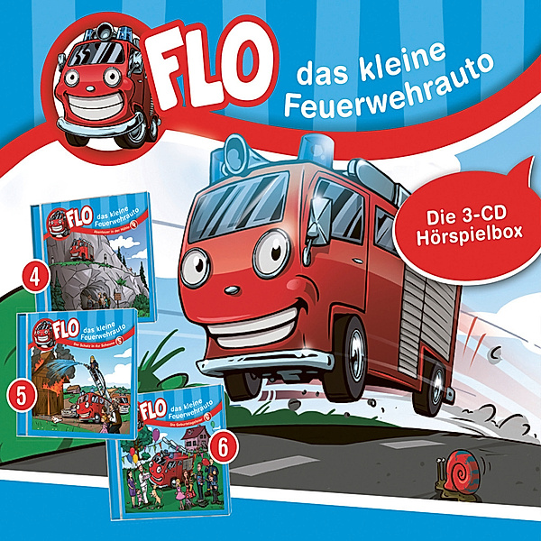 CD-Box 2: Flo, das kleine Feuerwehrauto (Folgen 4-6),Audio-CD, Christian Mörken