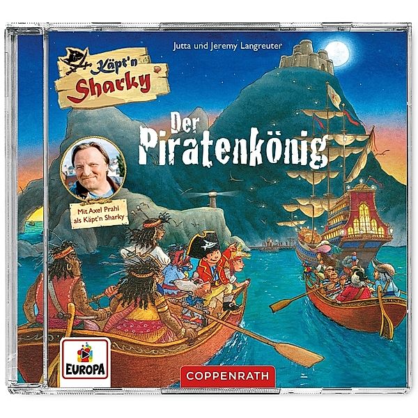 CD Hörspiel: Käpt'n Sharky - Der Piratenkönig,Audio-CD, Jutta Langreuter, Jeremy Langreuter