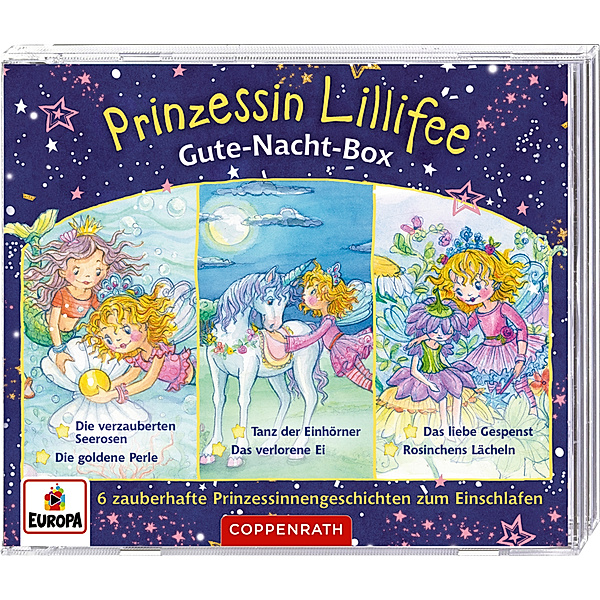 CD Hörspiel: Prinzessin Lillifee - Gute-Nacht-Box (3 CDs),Audio-CD, Monika Finsterbusch