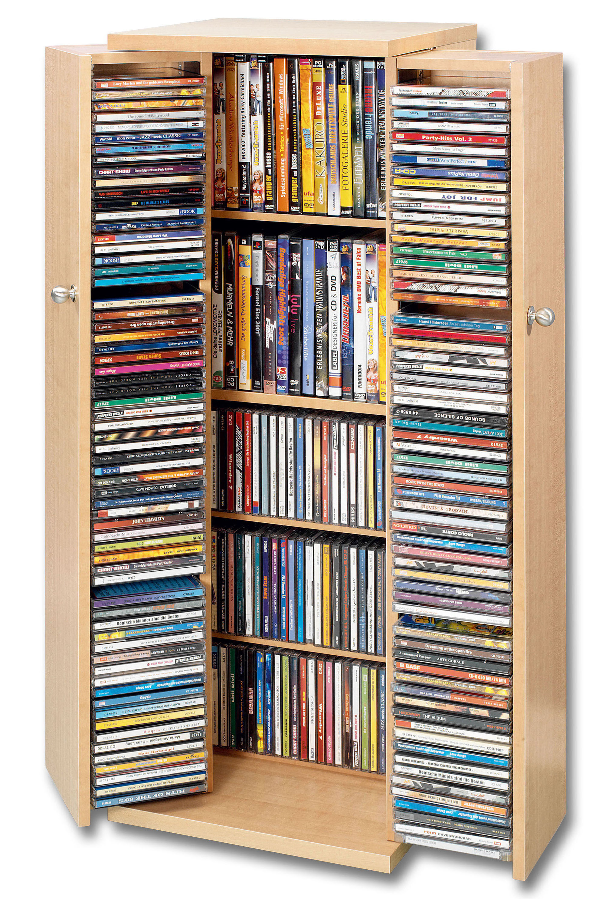 CD-Schrank für 296 CDs Farbe: nussbaum bestellen | Weltbild.ch