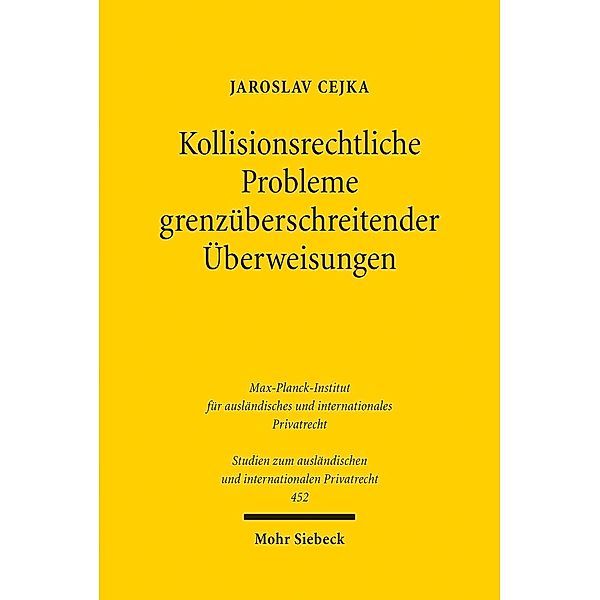 Cejka, J: Kollisionsrechtliche Probleme grenzüberschreitende, Jaroslav Cejka