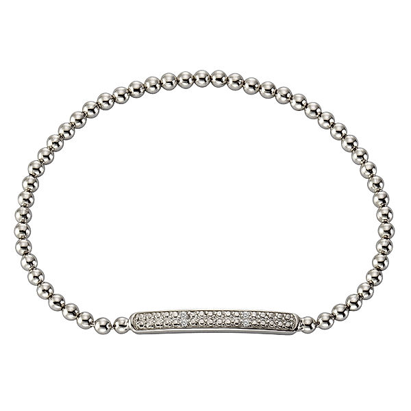 Celesta Diamonds Armschmuck 925/- Sterling Silber Diamant 18cm Glänzend 0,02