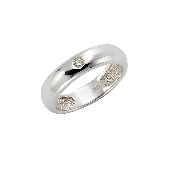 Celesta Diamonds Ring 925/- Sterling Silber Brillant weiß Glänzend 0,05ct (Größe: 054 (17,2))