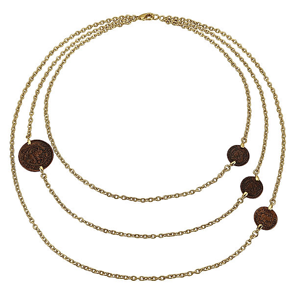 Celesta Fashion Collier Messing 60cm glänzend