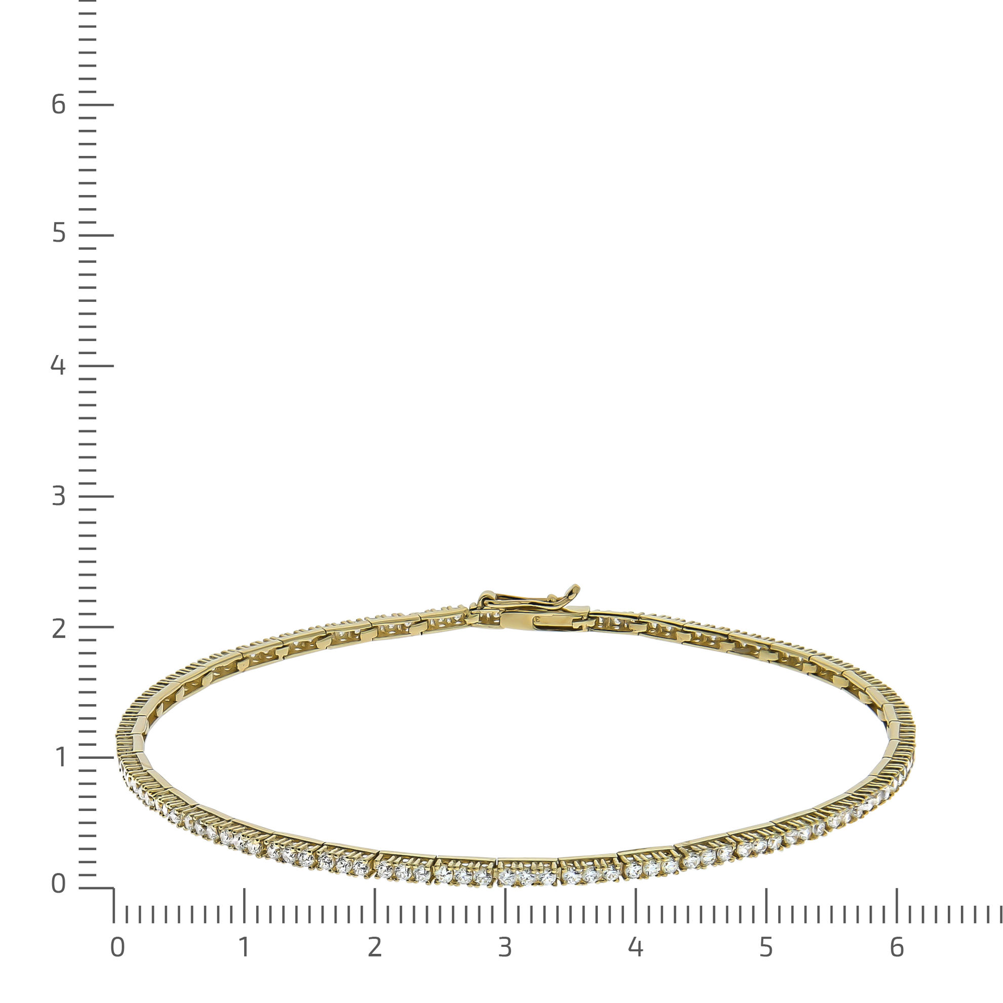 Celesta Gold Armband 375 - Gold Zirkonia 18cm Glänzend | Weltbild.de
