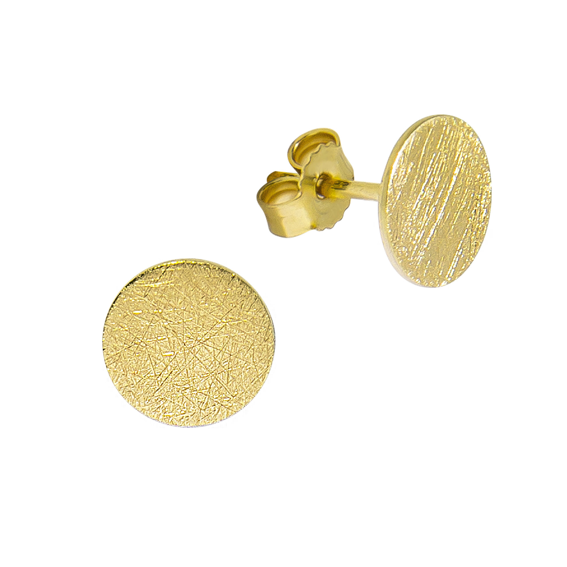 Celesta Gold Ohrstecker Gold 375 - Gold 0,8cm Diamantiert | Weltbild.de